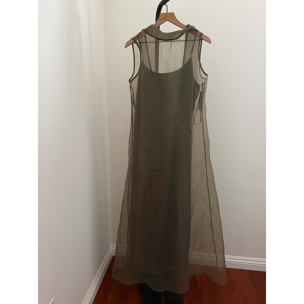 New NWT Caara Aletta dress moss gray dress sz XS $222 - Picture 5 of 6